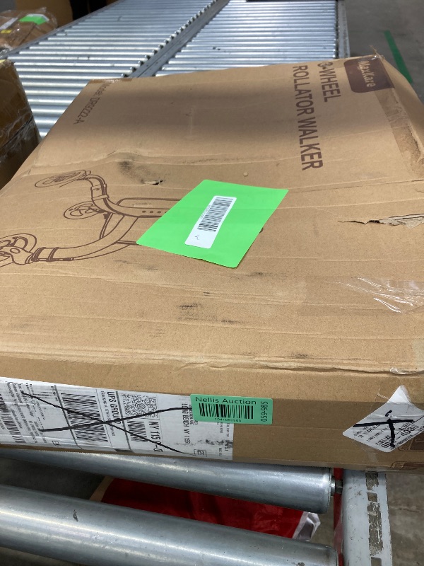 Photo 1 of **MISSING TWO STRAPS**MaxKare 3-Wheel Walker for Seniors Foldable Rollator Walker with 8'' Wheel Lightweight, 300Lbs Weight Capacity, Height Adjustable, Black
4.5 stars out of 200 reviews
(4.5)|
200 ratings