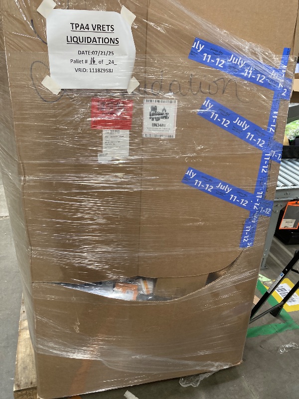 Photo 1 of *************No returns***No refund********Box Size: 6-Foot Pallet (Truck/Trailer Pickup Only) | Our largest variety offering, this 6-foot pallet includes approximately 300-400 items, just like those we auction individually. All items are uninspected and 