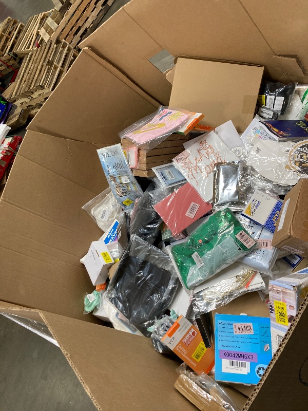 Photo 1 of *************No returns***No refund********Box Size: 6-Foot Pallet (Truck/Trailer Pickup Only) | Our largest variety offering, this 6-foot pallet includes approximately 300-400 items, just like those we auction individually. All items are uninspected and 