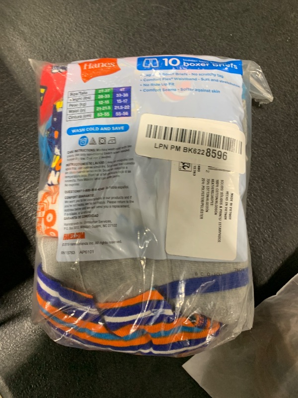 Photo 1 of Hanes Boys' and Toddler Comfort Flex Waistband Multiple Packs Available (Color Boxer Briefs, 10 Pack - Prints/Stripes/Solids Assorted, 4 US