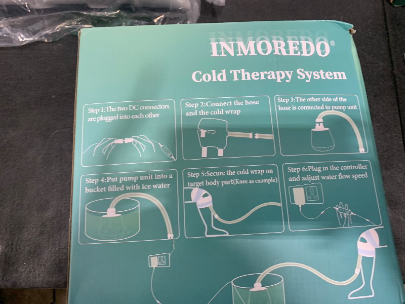 Photo 1 of Inmoredo Cold Therapy Machine, Programable Ice Therapy Machine, for Knee Replacement, Post-Surgery Recovery, ACL, Pain Relief, for Sports Injuries, Sprains, Reduce Swelling, Knee Pad