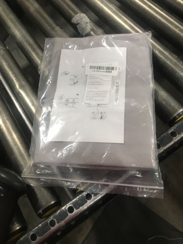 Photo 1 of Seat Width: 18 1/2" Heavy Duty Cotton Henriksdal Bar Stool with Backrest Cover Replacement is Custom Made Compatible for IKEA Henriksdal Bar Stool Chair Cover Or Slipcover (Lighter Gray)