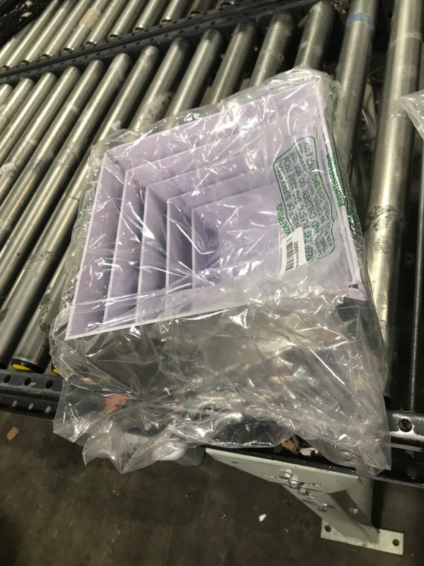 Photo 1 of Jolboldy Acrylic Risers for Display 5 Pcs, Food Risers for Party Silver Acrylic Risers Display Stands Acrylic Box Nesting Display Risers for Jewelry Bag Cosmetics Catering Dessert Collectibles