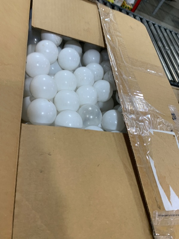 Photo 1 of Realhaha Ball Pit Balls 100 Play Balls Plastic Balls for Baby Girls Toddlers Kids Play Tent Pool Playhouse Playpen Party Decoration, Beige