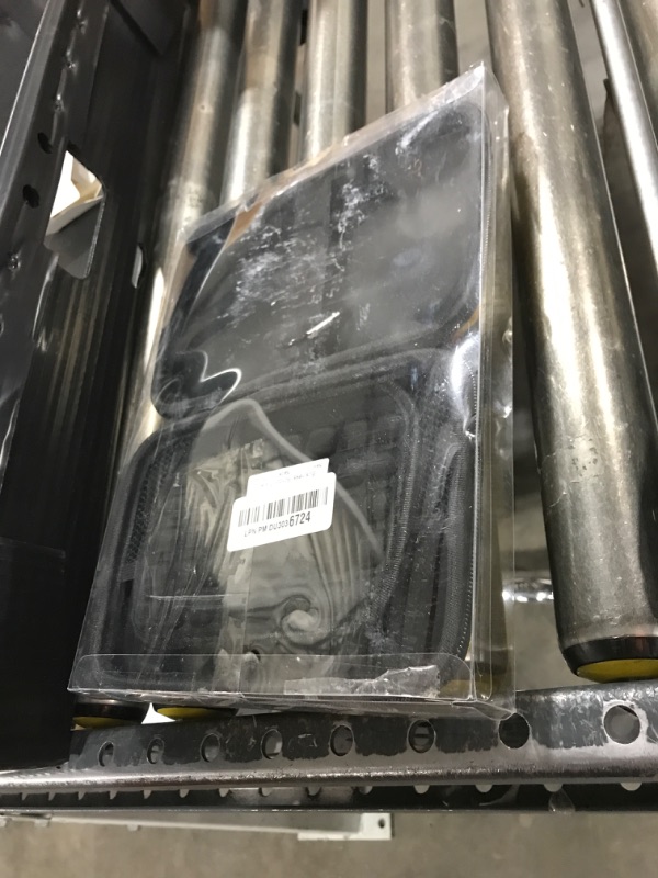 Photo 1 of Bright Yellow Hard Shell Electronic Organizer Carrying Case - Shockproof Large Storage Case for Hard Drive, Phone, Power Bank, Charger, Earbuds - Zipper Pouch Gadget Bag for Business, School, Travel