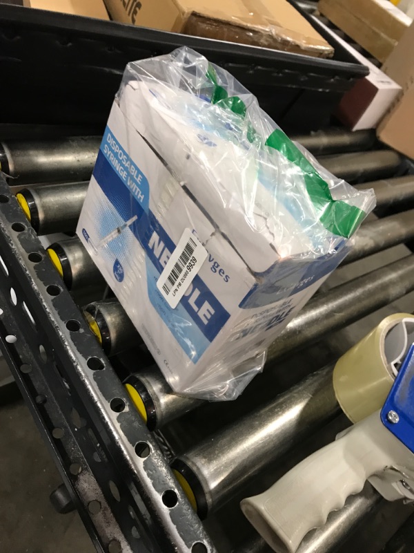 Photo 1 of 100 Pack Disposable 3ml/cc Lab Syringes with 23Ga 1 Inch Needle Luer Lock, Individually Sealed Packed