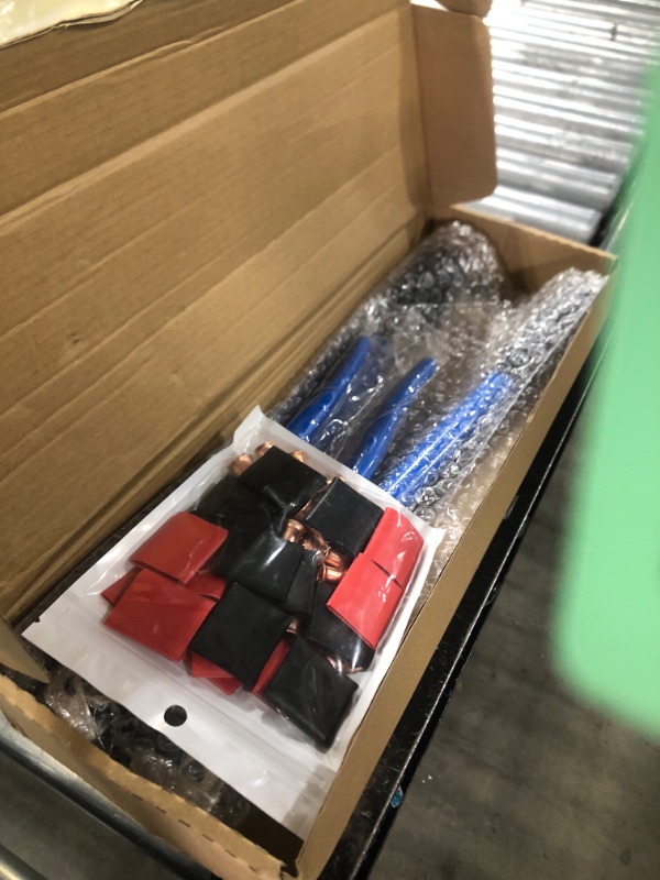 Photo 1 of Battery Cable wire Lug Crimping Tool for AWG 8-1/0 terminals with Cable Cutter and 20PCS Tubular Ring Terminal Connectors and 20PCS 3:1 Dual Wall Adhesive Heat Shrink Tubing
