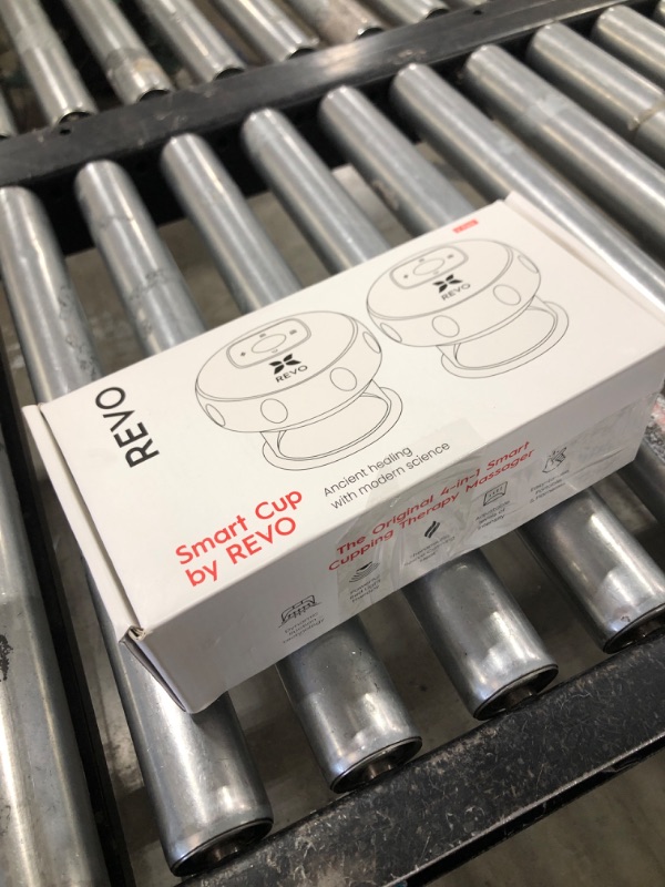 Photo 1 of REVO The Original 4-in-1 Smart Cupping Therapy Massager, Red Light Therapy for Targeted Pain Relief, Knots, Aches, Muscle Soreness, Circulation & Tighter Skin, Portable Electric Massager- 2 Pack