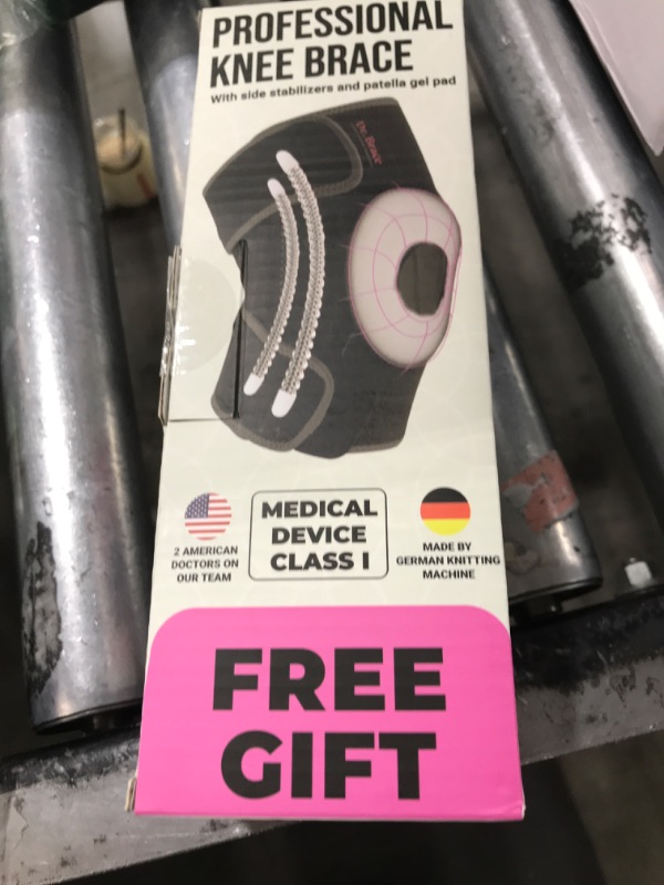 Photo 1 of DR. BRACE ELITE Knee Brace with Side Stabilizers & Patella Gel Pads for Maximum Knee Pain Support and fast recovery for men and women-Please Check How To Size Video (Orion's, Medium)