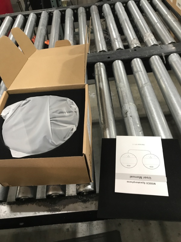 Photo 1 of 2-in-1 Conference Speaker and Microphone, Daisy Chain Wireless Bluetooth Speakerphone with 360° omnidirectional mics USB/Dongle/Bluetooth Connection 18H Talk Time for 15-30 People Meeting