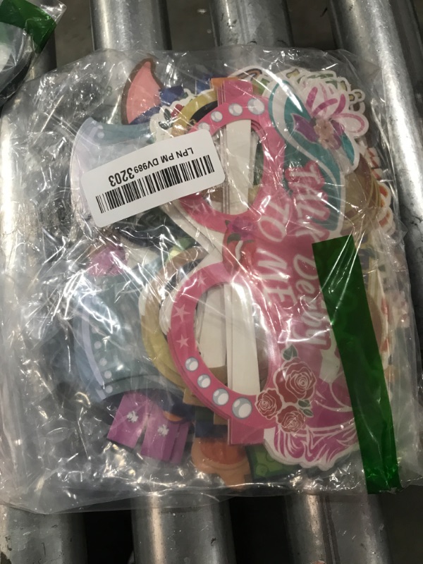 Photo 1 of HOWAF 33 Pack Kentucky Party Derby Day Paper Frames Glasses,Horsing Racing Derby Run for the rose Party Supplies Photo Booth Props Glasses,Derby Day Festival Holiday Selfie Group Shots Pictures Props