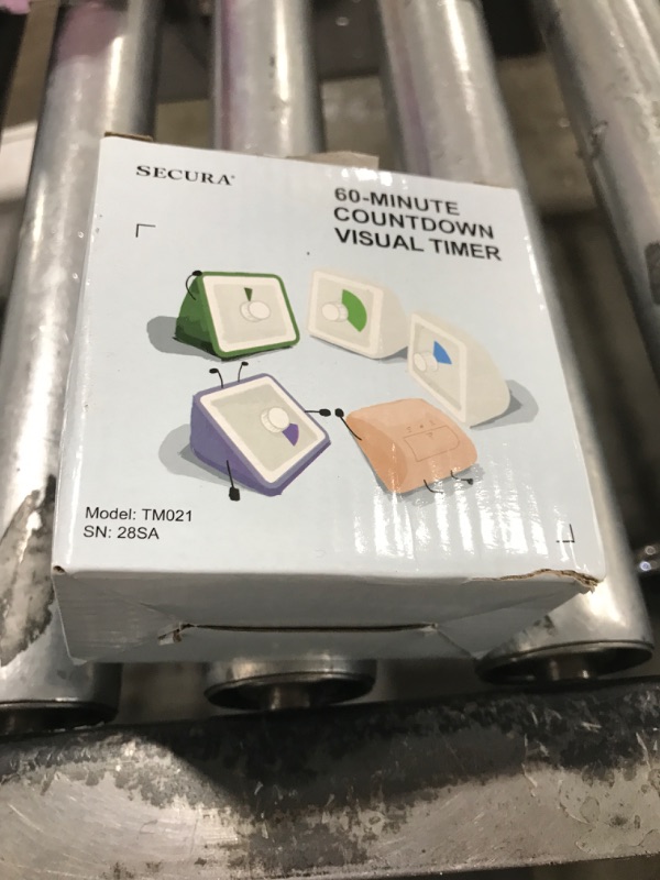 Photo 1 of Secura 60-Minute Visual Countdown Timer for Kids & Adults, Classroom Time Management Tool (Red)