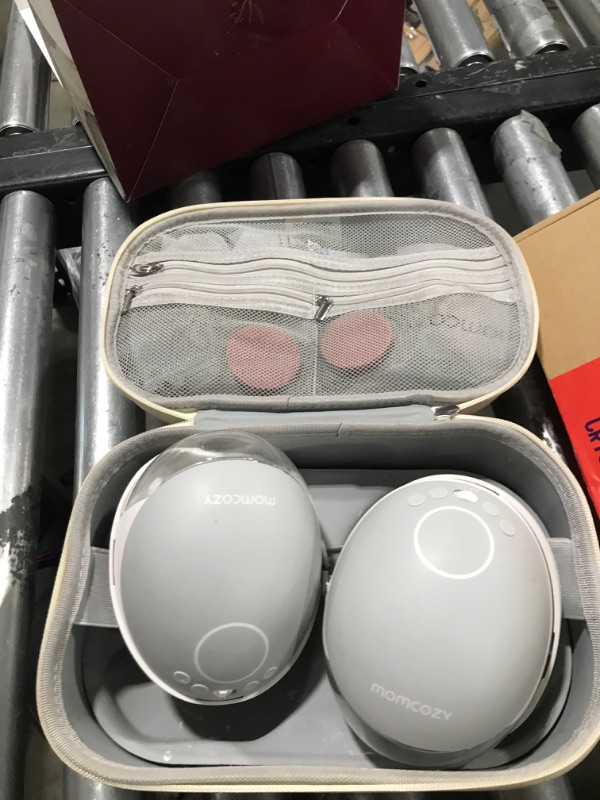 Photo 1 of Momcozy Breast Pump Hands Free Upgraded Mobile Flow | M9, App Discreet Control with Personalized Multi-Modes & 15 Levels, Wearable Breast Pump 24mm, 2 Pack Cozy Red