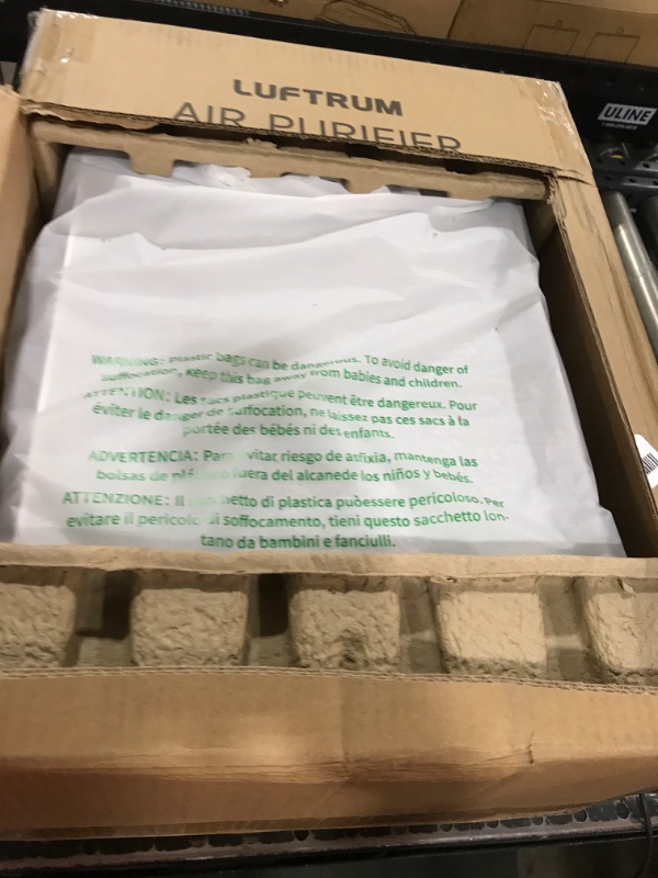 Photo 1 of LUFTRUM Air Purifiers for Home Large Room Up to 2250 ft² - Dual 3-Stage Filter of Washable Filter and True HEPA Filter with AQI, Auto Mode, Sleep Mode - Remove 99% of Smoke Allergies Pet Dander Odor
