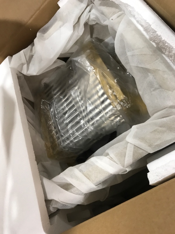 Photo 1 of Gold Bar Prep Sink Mini Trumpet Kitchen Essential Sink 15 Inch Square Stainless Steel RV Utility Sink with Golden Drain Strainer Stopper, Single Bowl Undermount or Drop-In
