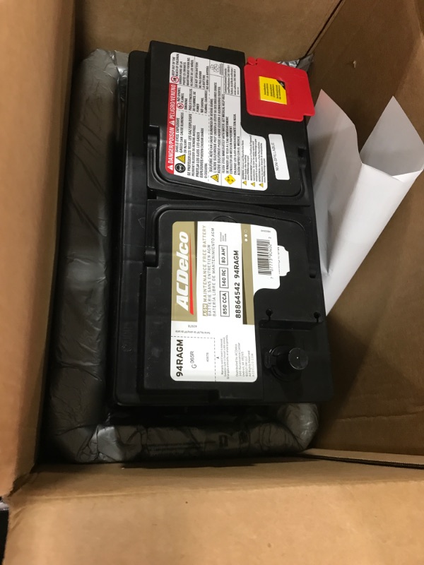 Photo 1 of ACDelco Gold 94RAGM (88864542) 36 Month Warranty AGM BCI Group 94R Battery