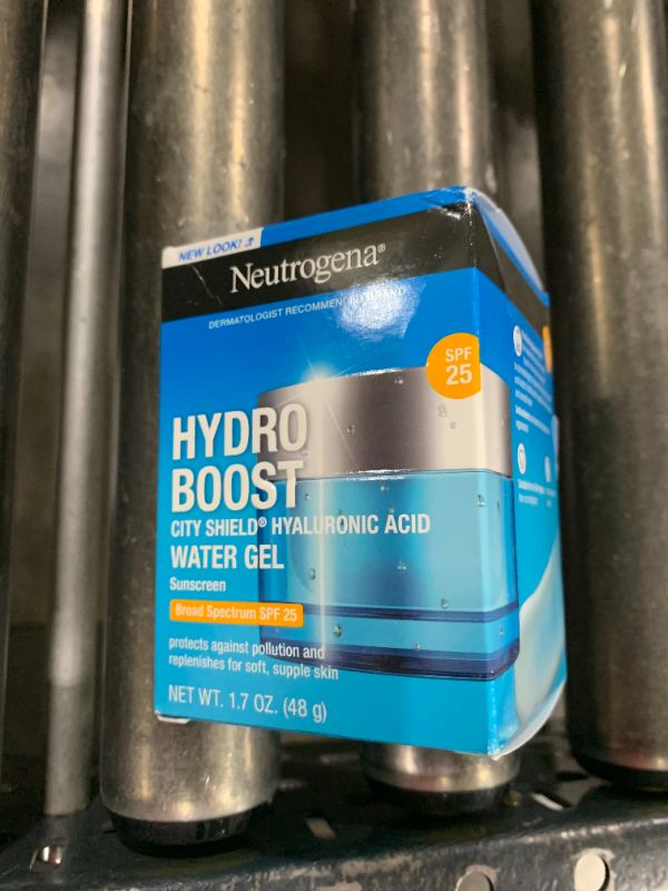 Photo 1 of Neutrogena Hydro Boost Face Moisturizer with SPF 25, Hydrating Facial Sunscreen, Oil-Free and Non-Comedogenic Water Gel Face Lotion 1.7 oz