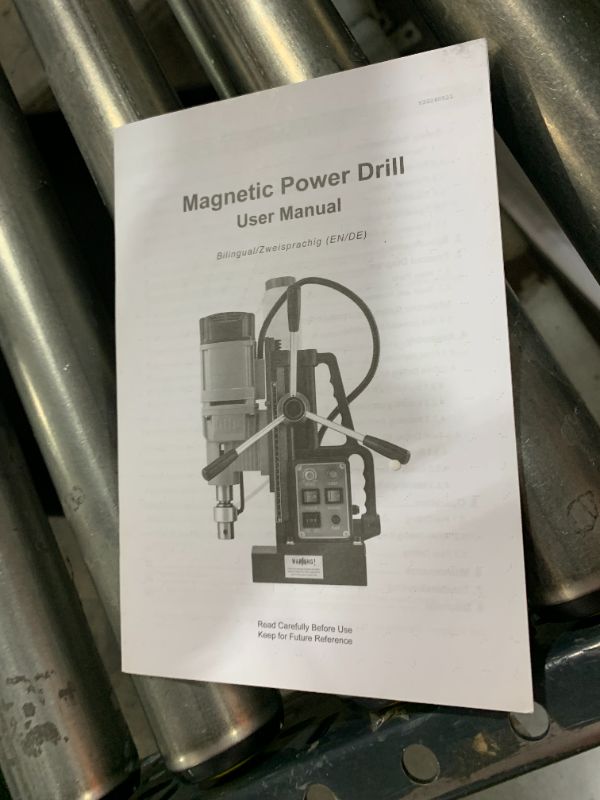 Photo 1 of ZELCAN Magnetic Drill Press with 11 Drill Bits, 1550W Mag Drill Press with 2" Dia. 3125 lbf/13900N Mag Force, 650 rpm Power Magnetic Drill with Stepless Speed & Reversible Direction for Metal Surface