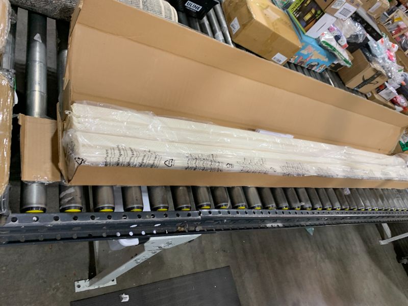 Photo 1 of Mellow Fabric Covered Wood Slats, Bunkie Board Mattress Support, Box Spring or Bed Slat Replacement, Queen, Beige