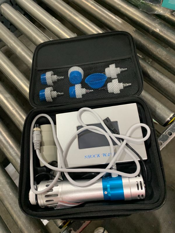 Photo 1 of Body Massager Shockwave Therapy Machine for Body Muscle Relaxation Pain Relief with 7 Massager Heads