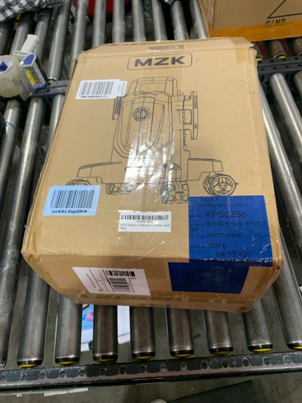 Photo 1 of MZK 4500 PSI 3.0 GPM Electric Pressure Washer, Power Washer with 4 Quick - Connect Nozzles and Foam Cannon for Easy Replacement, High - Pressure Cleaning of Cars, Fences, Driveways, Patios, and Homes