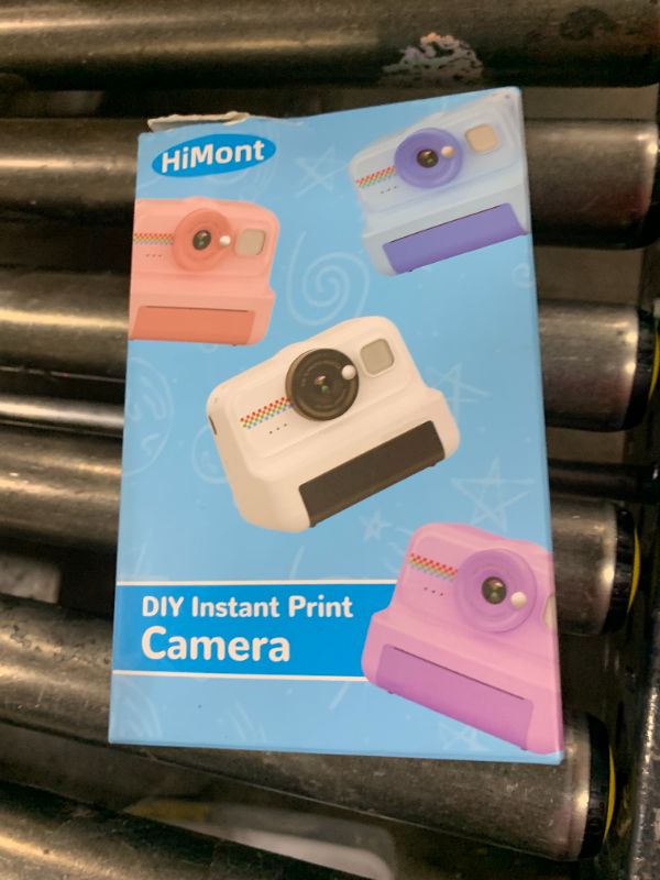 Photo 1 of HiMont Kids Instant Print Camera, 1080P HD Kids Camera Instant Print with 3 Rolls Print Paper & 32GB Card, Ideal Kids Toys Gifts for Boys & Girls Age 3-14 (Black)