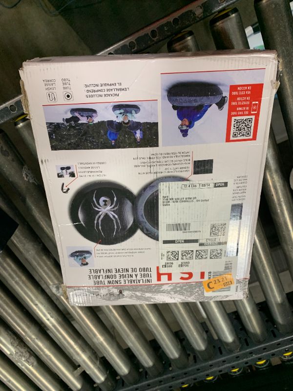 Photo 1 of Spyder Rush Snow Tube - Durable Inflatable Snow Tubing Chariot for Winter Fun