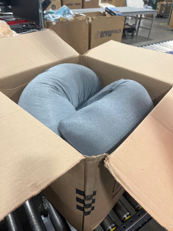 Photo 1 of Pharmedoc Pregnancy Pillows, U-Shape Full Body Pillow – Removable Cooling Cover -Dark Grey – Belly and Back Support - Maternity Essential - Pregnancy Must Haves