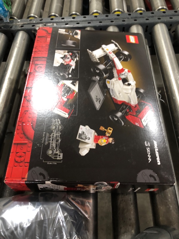 Photo 1 of LEGO Icons McLaren MP4/4 & Ayrton Senna Minifigure Model Car Kit - Buildable F1 McLaren Set for Adults, Ages 18+ - Gift for Graduation - 10330