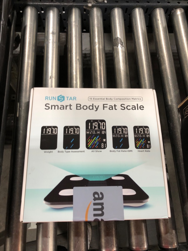 Photo 1 of Runstar Smart Scale for Body Weight and Fat Percentage, High Accuracy Digital Bathroom Scale with Large Display for BMI Heart Rate 15 Body Composition Analyzer Sync with Fitness App 400lb