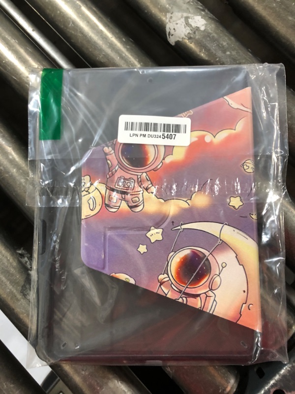 Photo 1 of Uppuppy for iPad 9th/8th/7th Generation Case 10.2 Inch Folio Cover with Pencil Holder Kids Women Cute Girls Boys Kawaii Astronaut Spacemen Teens Rotating Stand for Apple iPad 7/8/9 (2021/2020/2019)