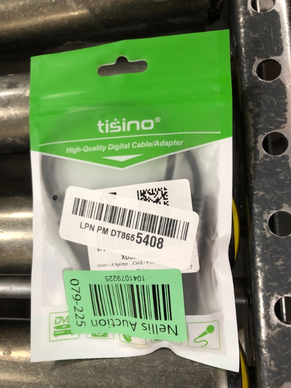 Photo 1 of Tisino 1/4 Splitter Cable, 1/4" TRS Stereo Male to Dual 1/4" TRS Stereo Female Jack Quarter Inch Splitter Cord - 8 inches /20cm