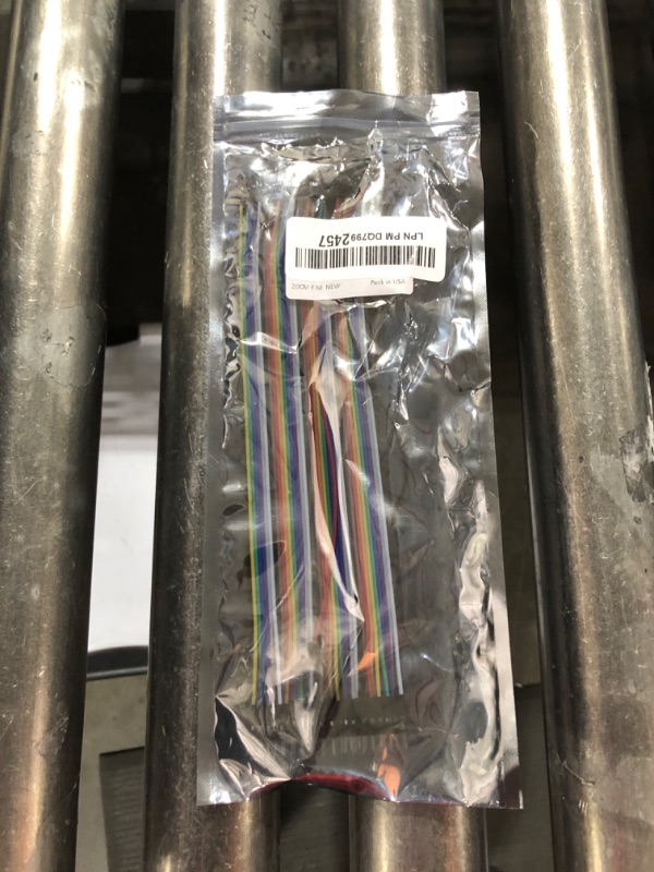 Photo 1 of California JOS 40 PCS 20 CM (8 inch) Breadboard Jumper Wires Length Optional Dupont Wire Assorted Kit Female to Male Multicolored Ribbon Cables