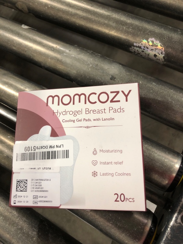 Photo 1 of Momcozy Hydrogel Nipple Pads with Soothing Lanolin, Soothies Gel Nursing Pads Provide Instant Cooling Relief, Breastfeeding Essentials, 20 PCS