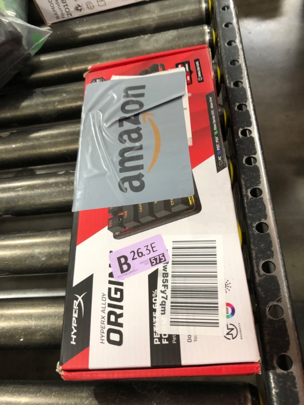 Photo 1 of HyperX Alloy Origins 60 - Mechanical Gaming Keyboard, Ultra Compact 60% Form Factor, Double Shot PBT Keycaps, RGB LED Backlit, NGENUITY Software Compatible - Linear HyperX Red Switch,Black
