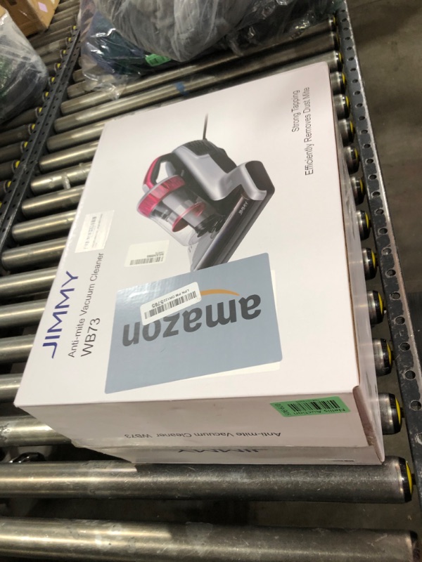 Photo 1 of Jimmy WB73 Mattress Vacuum Cleaner, Pet Hair Vacuum, Bed Vacuum with UV & Ultrasonic, Strong Suction, Dust Recognition and Anti-allergen (WB73, Corded)