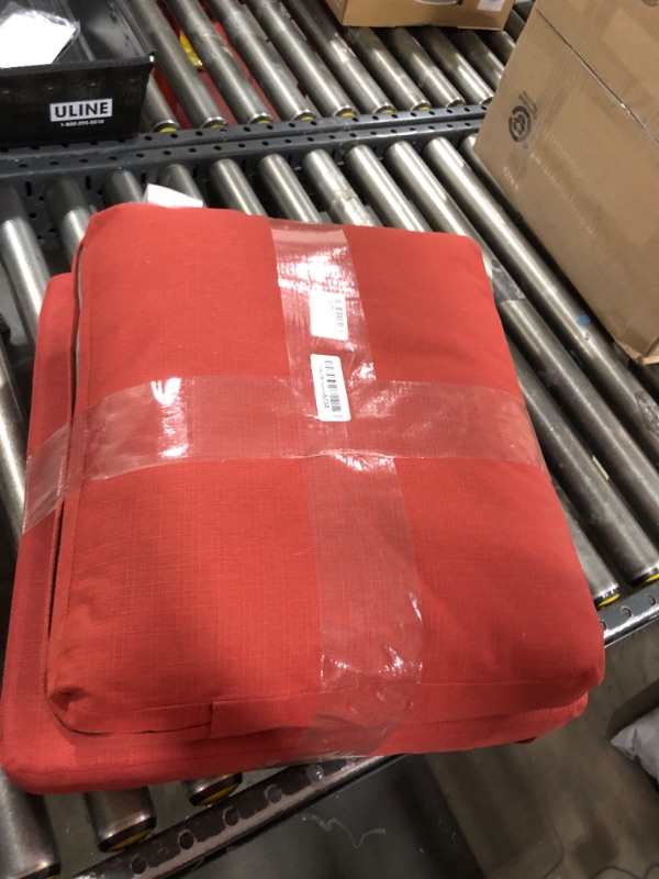 Photo 1 of Favoyard Deep Seat Patio Cushions 19 × 19 inch Rainproof & Fadeness Furniture Cushion Set for Outdoor Chair Couch with Polyester-Linen Fabric & Removable Cover, Hidden Zipper and Adjustment Staps