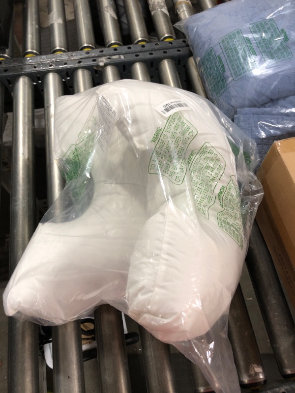 Photo 1 of CPAP Pillow by Pillows with a Purpose - Standard Size - Unqiue Design with Contoured Cut-Outs - Hypoallergenic with Cover Included