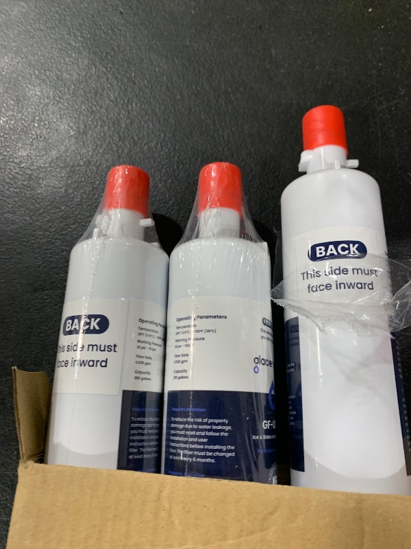 Photo 1 of GLACIER FRESH Replacement for RPWFE, RPWF (Built-in CHIP) Refrigerator Water Filter, Compatible with GFE28GYNFS, GFE28GELDS, PFE28KELDS, PFE28KYNFS, GFD28GELDS, PWE23KELDS, PWE23KMKES, 3 Pack