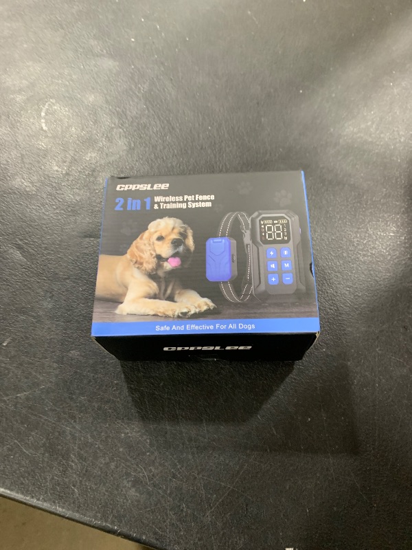 Photo 1 of CPPSLEE Wireless Fence for Dogs, Electric Dog Fence, Wireless Dog Fence, Electric Fence for Dogs, 2 in 1 Wireless Dog Fence System and with Waterproof Dog Training Collar