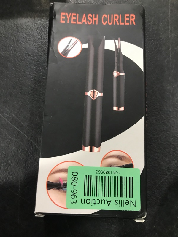 Photo 1 of Heated Eyelash Curler, 2-in-1 Clip-Type Design, 3 Temperature Modes, USB Rechargeable Electric Eyelash Curler, Natural Curling 24H Long-Lasting Curl, Gift for Women & Girls, Black-AB