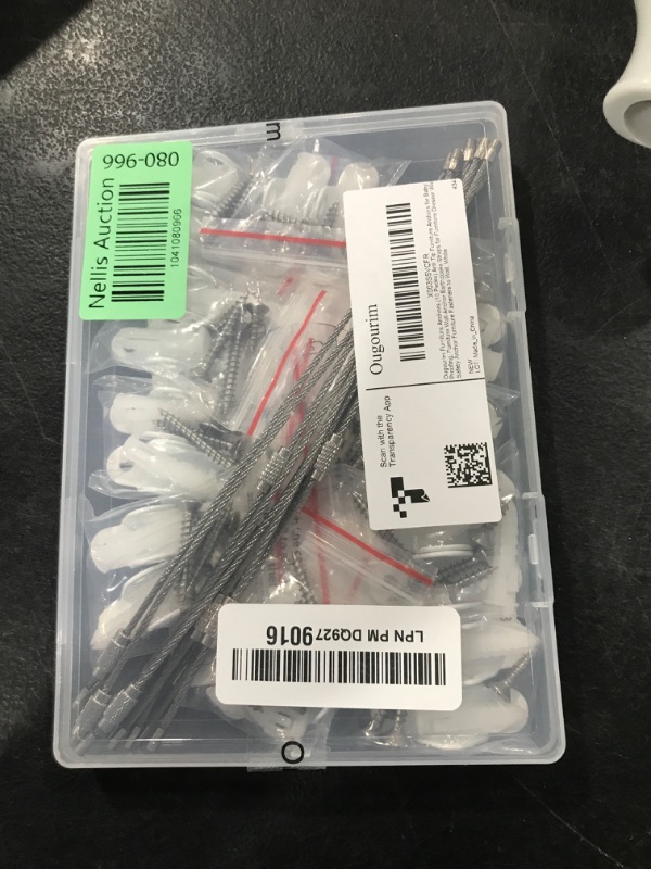 Photo 1 of Ougourim Furniture Anchors (10 Packs) Anti Tip Furniture Anchors for Baby Proofing, Furniture Wall Anchor Earthquake Straps for Furniture Dresser Wall Safety Anchor Furniture Fasteners to Wall, White