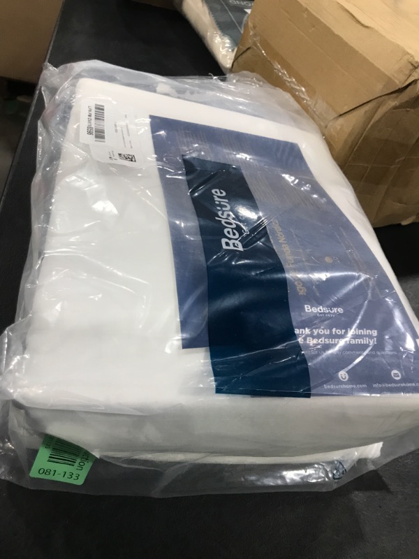 Photo 1 of Bedsure Duvet Cover Full Size with Fitted Sheet - 4 Pieces Prewashed Extra Soft Bedding Set, Includes 1 Duvet Cover 80x90 Inches with Zipper Closure, 2 Pillow Shams, 1 Fitted Sheet, White
