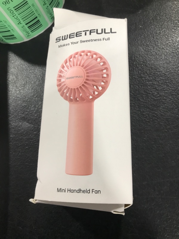 Photo 1 of SWEETFULL Mini Portable Fan - Rechargeable Handheld Fan, 3 Speeds Personal Hand Gifts for Travel, Makeup, Eyelash, Kids, Girls, Women - USB, Cute Design