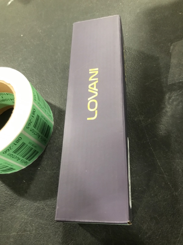 Photo 1 of LOVANI Mini Flat Iron, Tourmaline Ceramic Small Hair Straightener, Dual Voltage Travel Hair Iron for Worldwide Use, Portable Mini Straightener with Insulated Bag