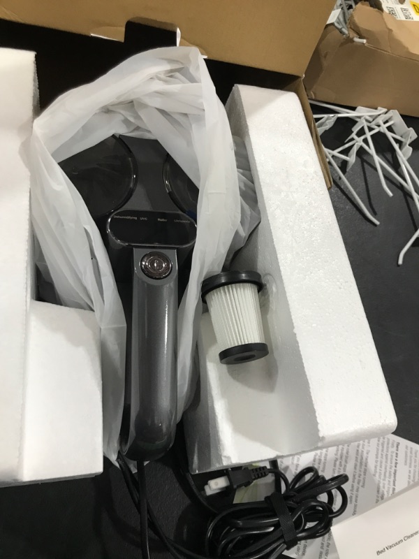 Photo 1 of Mattress Vacuum Cleaner 5 in 1 Bed Vacuum Cleaner with 16Kpa Suction 253.7nm UV-C Light, HEPA Filtration, Ultrasonic, High Heating, 30000Rpm/Min Rotation , Replacement Filter Included, 500W, Corded