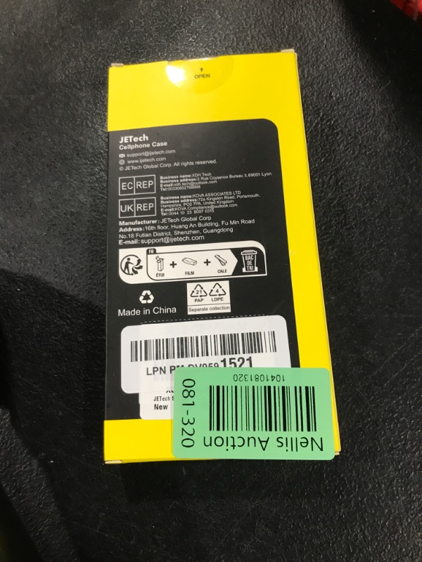 Photo 1 of JETech Shockproof Case for Samsung Galaxy S8, Dual Layer Protective Phone Cover with Shock-Absorption (Black)