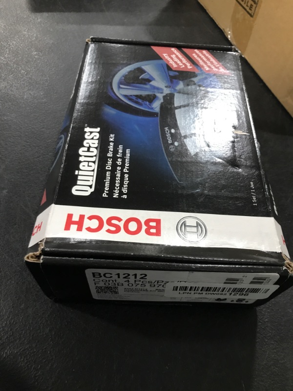 Photo 1 of BOSCH BC1212 QuietCast Premium Ceramic Disc Brake Pad Set - Compatible with Select Lexus ES300h, ES350, HS250h; Pontiac Vibe; Toyota Avalon, Camry, Matrix, RAV4; REAR
