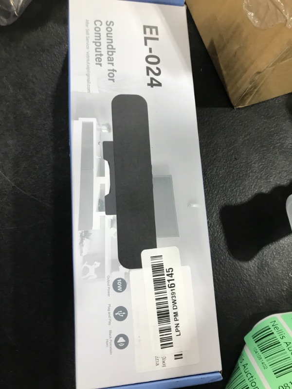 Photo 1 of OGUPGX Computer Speakers for Desktop Pc, Monitor Speakers for Laptop,Pc Speakers with Loud Sound,Volume Control Easily Clamps to Monitors(USB-C to USB Adapter Included) (Black)