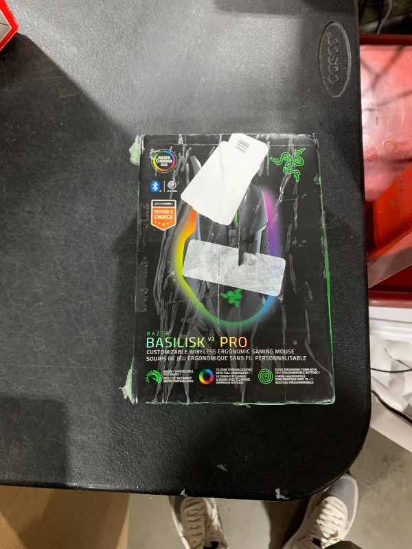 Photo 1 of Razer Basilisk V3 Pro Wireless Gaming Mouse: HyperScroll Tilt Wheel - 30K DPI Optical Sensor - Gen-3 Optical Switches - 13-Zone Chroma RGB - 13 Programmable Controls - 3 Connection Modes - Black